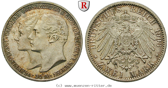 Klicken Sie auf das Bild um es auf Ihrem Rechner zu speichern deutsches-kaiserreich-wilhelm-ernst-2-mark/99711.jpg