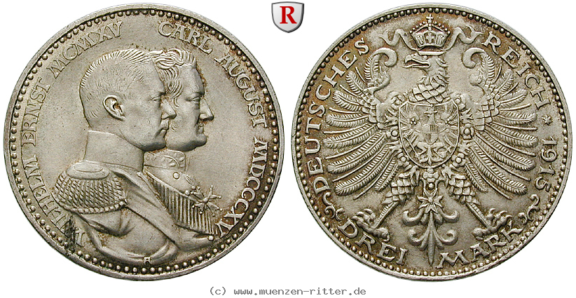 Klicken Sie auf das Bild um es auf Ihrem Rechner zu speichern deutsches-kaiserreich-wilhelm-ernst-3-mark/57199.jpg