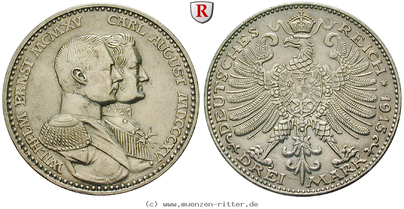 Klicken Sie auf das Bild um es auf Ihrem Rechner zu speichern deutsches-kaiserreich-wilhelm-ernst-3-mark/58640.jpg