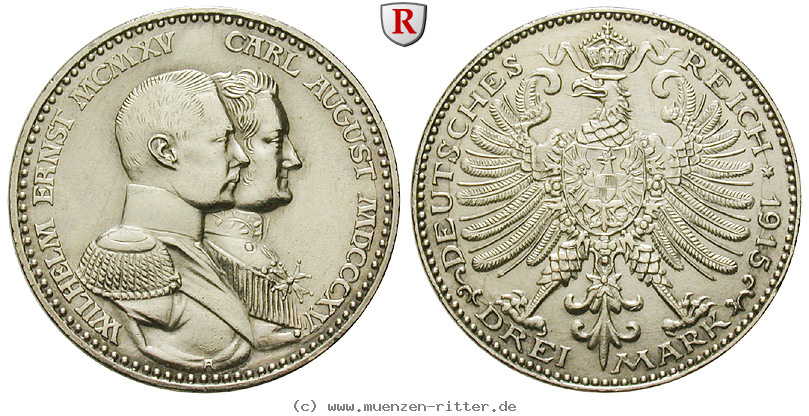 Klicken Sie auf das Bild um es auf Ihrem Rechner zu speichern deutsches-kaiserreich-wilhelm-ernst-3-mark/59210.jpg