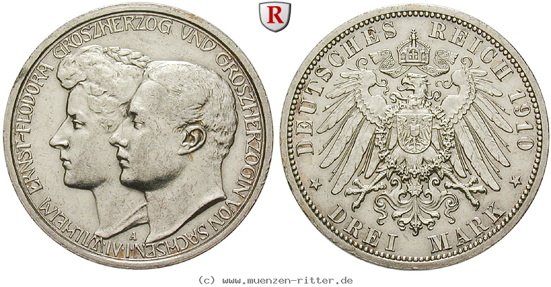 Klicken Sie auf das Bild um es auf Ihrem Rechner zu speichern deutsches-kaiserreich-wilhelm-ernst-3-mark/60261.jpg