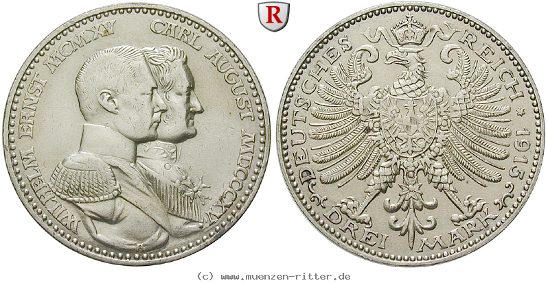 Klicken Sie auf das Bild um es auf Ihrem Rechner zu speichern deutsches-kaiserreich-wilhelm-ernst-3-mark/65051.jpg