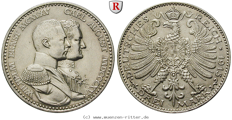 Klicken Sie auf das Bild um es auf Ihrem Rechner zu speichern deutsches-kaiserreich-wilhelm-ernst-3-mark/71163.jpg