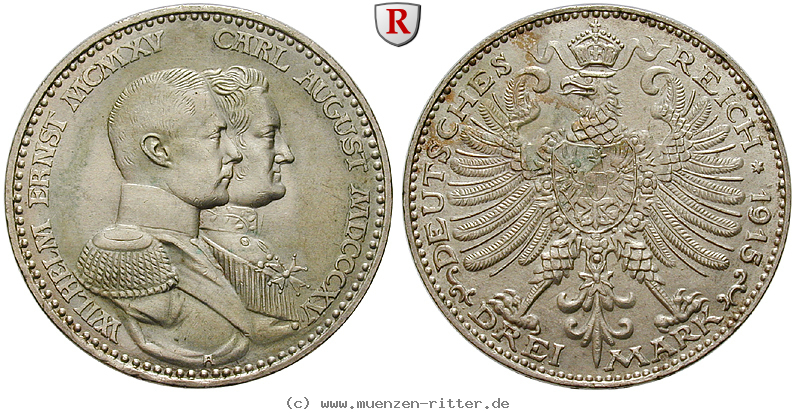Klicken Sie auf das Bild um es auf Ihrem Rechner zu speichern deutsches-kaiserreich-wilhelm-ernst-3-mark/97662.jpg