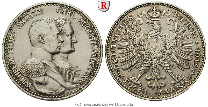 Klicken Sie auf das Bild um es auf Ihrem Rechner zu speichern deutsches-kaiserreich-wilhelm-ernst-3-mark/98874.jpg