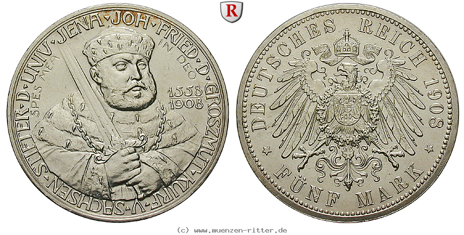 Klicken Sie auf das Bild um es auf Ihrem Rechner zu speichern deutsches-kaiserreich-wilhelm-ernst-5-mark/101702.jpg