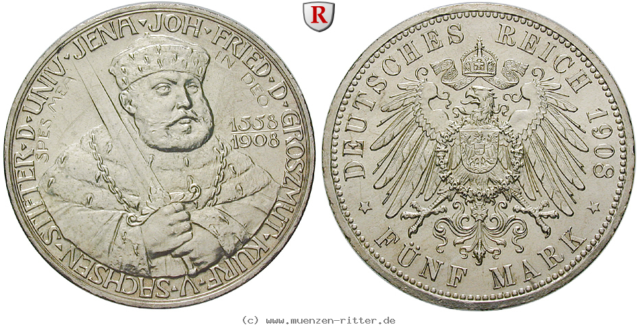 Klicken Sie auf das Bild um es auf Ihrem Rechner zu speichern deutsches-kaiserreich-wilhelm-ernst-5-mark/18845.jpg