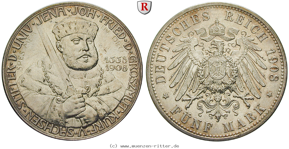 Klicken Sie auf das Bild um es auf Ihrem Rechner zu speichern deutsches-kaiserreich-wilhelm-ernst-5-mark/26749.jpg