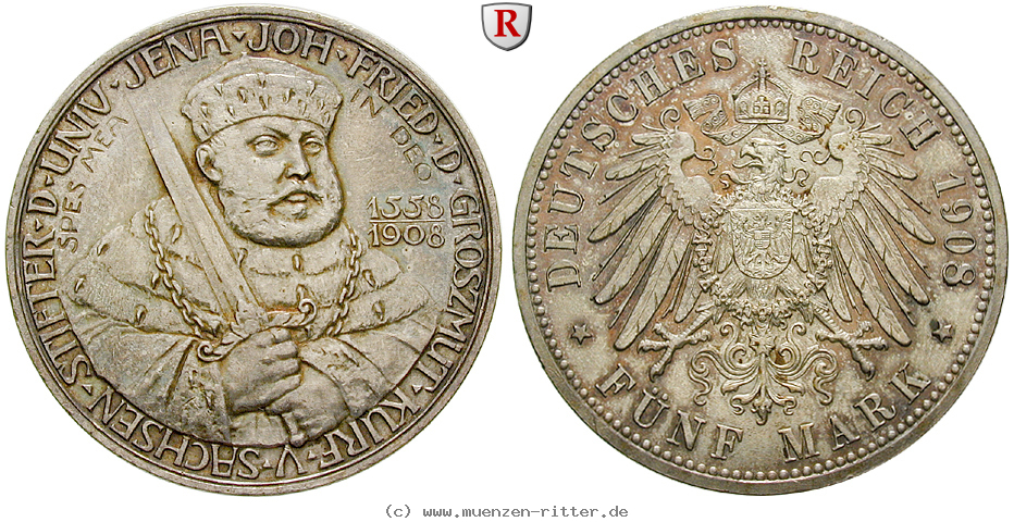 Klicken Sie auf das Bild um es auf Ihrem Rechner zu speichern deutsches-kaiserreich-wilhelm-ernst-5-mark/49892.jpg