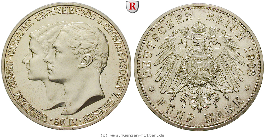 Klicken Sie auf das Bild um es auf Ihrem Rechner zu speichern deutsches-kaiserreich-wilhelm-ernst-5-mark/50694.jpg