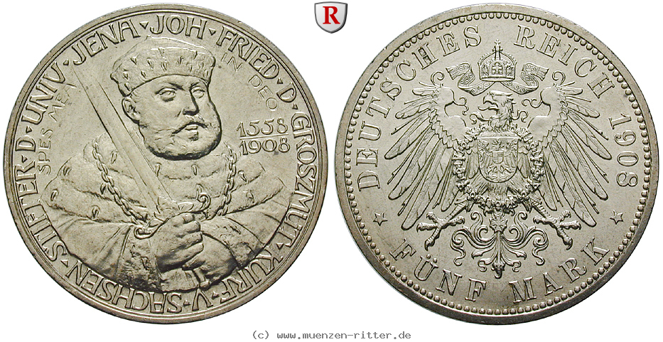 Klicken Sie auf das Bild um es auf Ihrem Rechner zu speichern deutsches-kaiserreich-wilhelm-ernst-5-mark/76463.jpg
