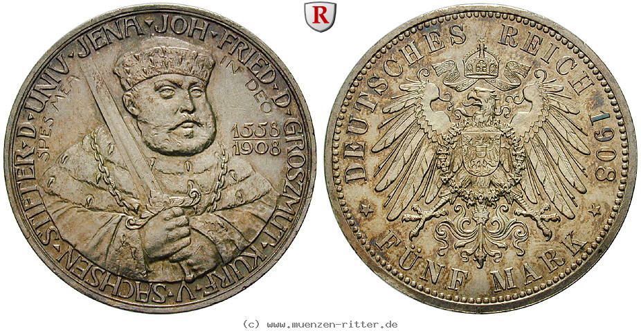 Klicken Sie auf das Bild um es auf Ihrem Rechner zu speichern deutsches-kaiserreich-wilhelm-ernst-5-mark/89612.jpg