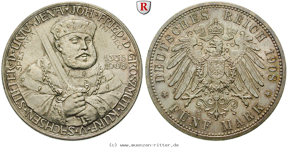 Klicken Sie auf das Bild um es auf Ihrem Rechner zu speichern deutsches-kaiserreich-wilhelm-ernst-5-mark/90556.jpg