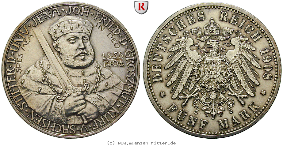 Klicken Sie auf das Bild um es auf Ihrem Rechner zu speichern deutsches-kaiserreich-wilhelm-ernst-5-mark/95296.jpg