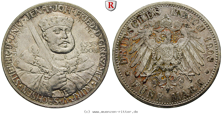 Klicken Sie auf das Bild um es auf Ihrem Rechner zu speichern deutsches-kaiserreich-wilhelm-ernst-5-mark/98795.jpg