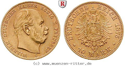 Klicken Sie auf das Bild um es auf Ihrem Rechner zu speichern deutsches-kaiserreich-wilhelm-i-10-mark/53409.jpg