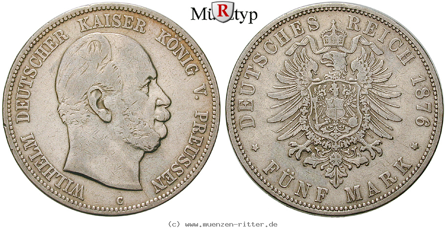 Klicken Sie auf das Bild um es auf Ihrem Rechner zu speichern deutsches-kaiserreich-wilhelm-i-5-mark/12106.jpg