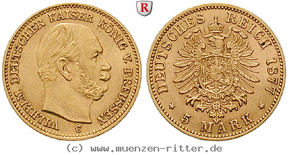 Klicken Sie auf das Bild um es auf Ihrem Rechner zu speichern deutsches-kaiserreich-wilhelm-i-5-mark/33139.jpg