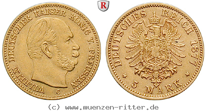 Klicken Sie auf das Bild um es auf Ihrem Rechner zu speichern deutsches-kaiserreich-wilhelm-i-5-mark/44281.jpg