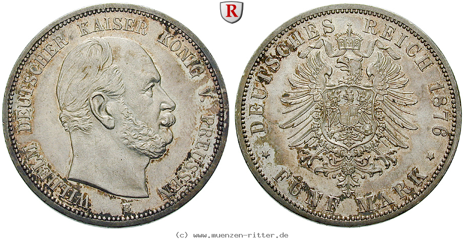 Klicken Sie auf das Bild um es auf Ihrem Rechner zu speichern deutsches-kaiserreich-wilhelm-i-5-mark/70295.jpg