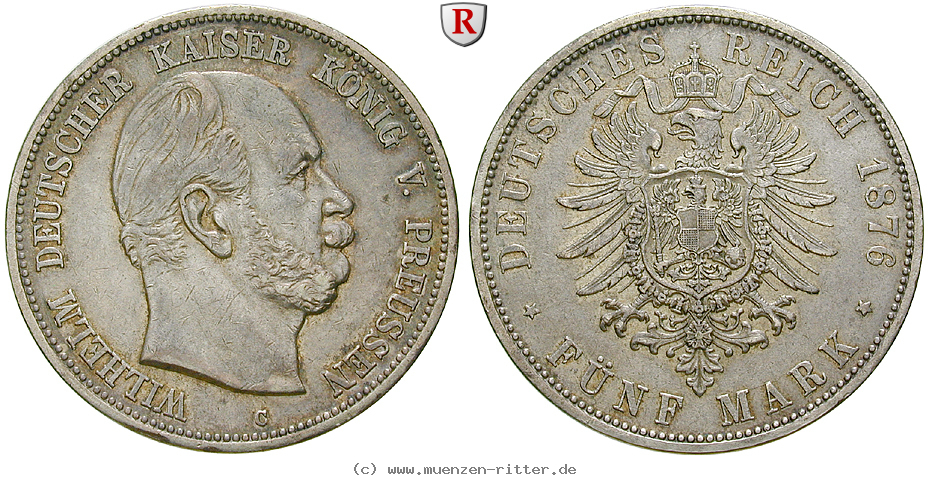 Klicken Sie auf das Bild um es auf Ihrem Rechner zu speichern deutsches-kaiserreich-wilhelm-i-5-mark/71063.jpg