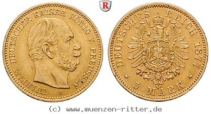 Klicken Sie auf das Bild um es auf Ihrem Rechner zu speichern deutsches-kaiserreich-wilhelm-i-5-mark/84662.jpg