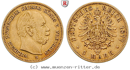 Klicken Sie auf das Bild um es auf Ihrem Rechner zu speichern deutsches-kaiserreich-wilhelm-i-5-mark/87184.jpg