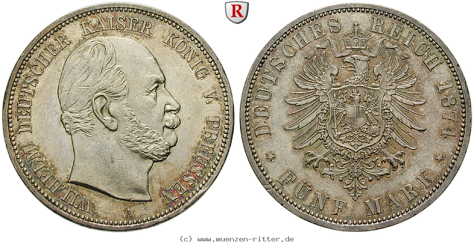 Klicken Sie auf das Bild um es auf Ihrem Rechner zu speichern deutsches-kaiserreich-wilhelm-i-5-mark/90523.jpg