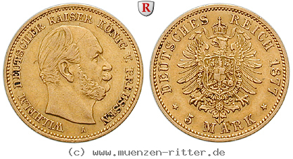 Klicken Sie auf das Bild um es auf Ihrem Rechner zu speichern deutsches-kaiserreich-wilhelm-i-5-mark/90986.jpg