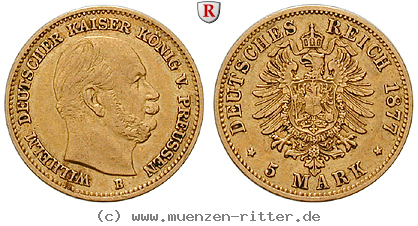 Klicken Sie auf das Bild um es auf Ihrem Rechner zu speichern deutsches-kaiserreich-wilhelm-i-5-mark/90987.jpg