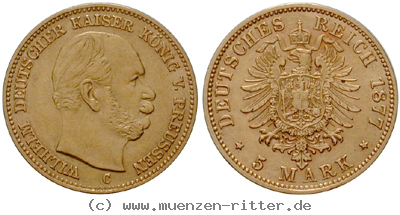 Klicken Sie auf das Bild um es auf Ihrem Rechner zu speichern deutsches-kaiserreich-wilhelm-i-5-mark/ejae11375.jpg