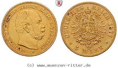Klicken Sie auf das Bild um es auf Ihrem Rechner zu speichern deutsches-kaiserreich-wilhelm-i-5-mark/ejae9073.jpg