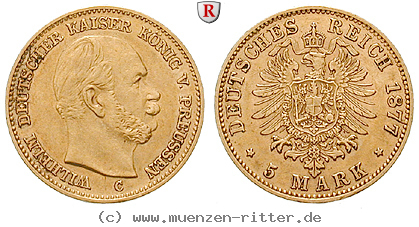Klicken Sie auf das Bild um es auf Ihrem Rechner zu speichern deutsches-kaiserreich-wilhelm-i-5-mark/ejae9074.jpg