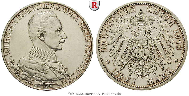 Klicken Sie auf das Bild um es auf Ihrem Rechner zu speichern deutsches-kaiserreich-wilhelm-ii-3-mark/12124.jpg