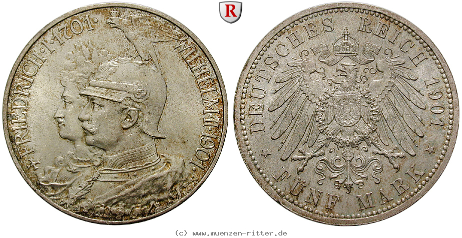 Klicken Sie auf das Bild um es auf Ihrem Rechner zu speichern deutsches-kaiserreich-wilhelm-ii-5-mark/102593.jpg