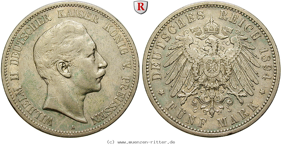 Klicken Sie auf das Bild um es auf Ihrem Rechner zu speichern deutsches-kaiserreich-wilhelm-ii-5-mark/20520.jpg