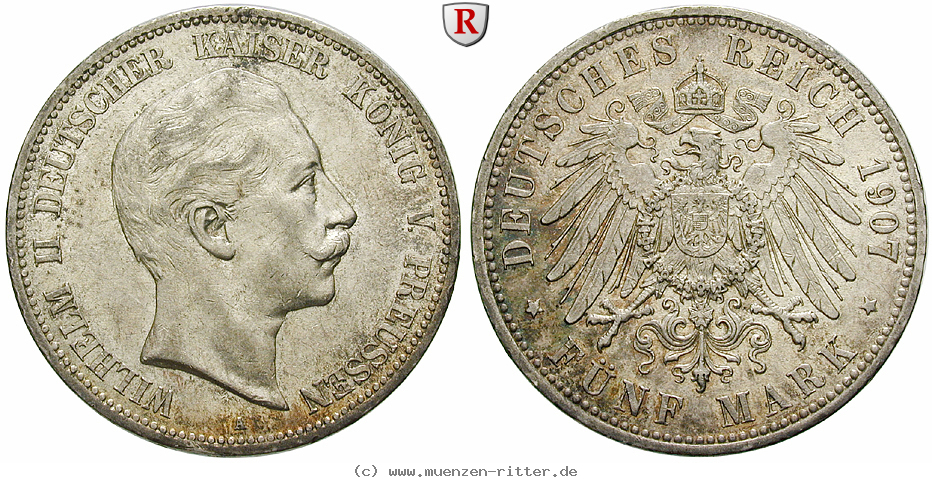 Klicken Sie auf das Bild um es auf Ihrem Rechner zu speichern deutsches-kaiserreich-wilhelm-ii-5-mark/55468.jpg