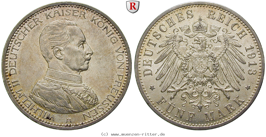 Klicken Sie auf das Bild um es auf Ihrem Rechner zu speichern deutsches-kaiserreich-wilhelm-ii-5-mark/71087.jpg