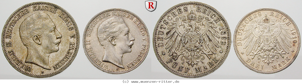 deutsches-kaiserreich-wilhelm-ii-satz/69929.jpg