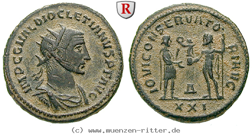 Klicken Sie auf das Bild um es auf Ihrem Rechner zu speichern diocletianus-antoninian/36433.jpg