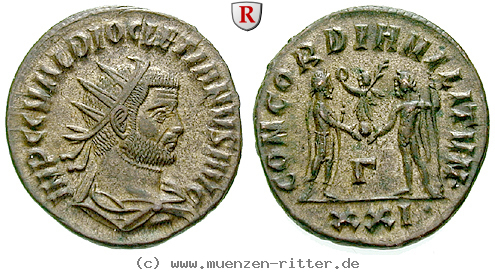 Klicken Sie auf das Bild um es auf Ihrem Rechner zu speichern diocletianus-antoninian/54130.jpg