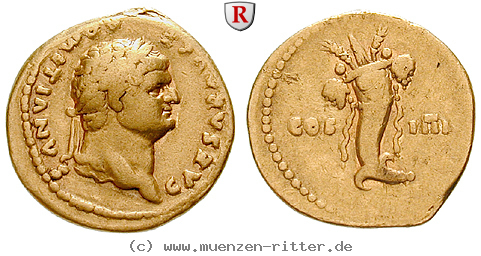 Klicken Sie auf das Bild um es auf Ihrem Rechner zu speichern domitianus-caesar-aureus/52890.jpg