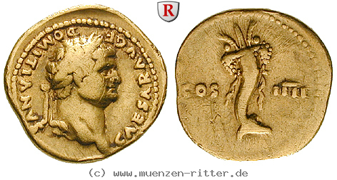 Klicken Sie auf das Bild um es auf Ihrem Rechner zu speichern domitianus-caesar-aureus/71739.jpg