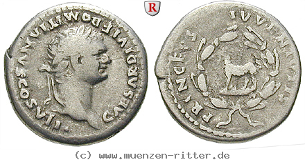 Klicken Sie auf das Bild um es auf Ihrem Rechner zu speichern domitianus-caesar-denar/99477a.jpg