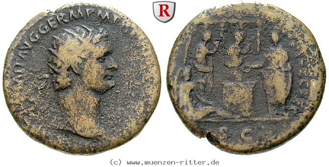Klicken Sie auf das Bild um es auf Ihrem Rechner zu speichern domitianus-dupondius/100697.jpg
