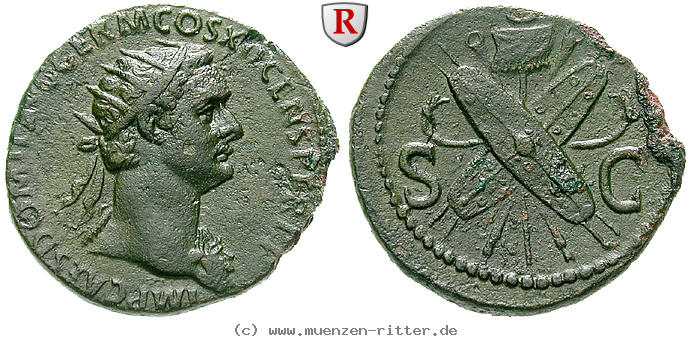 Klicken Sie auf das Bild um es auf Ihrem Rechner zu speichern domitianus-dupondius/48973.jpg
