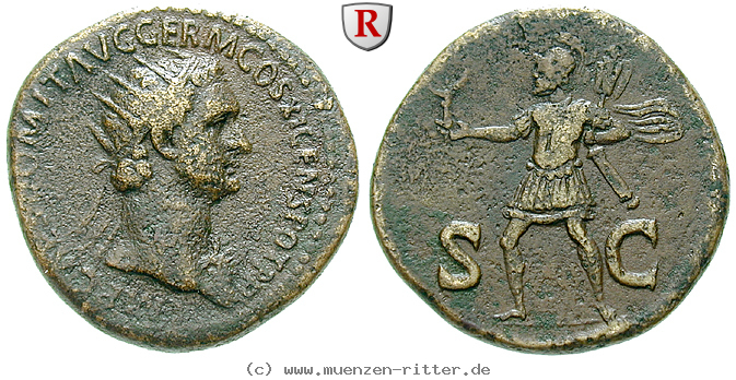 Klicken Sie auf das Bild um es auf Ihrem Rechner zu speichern domitianus-dupondius/50086.jpg