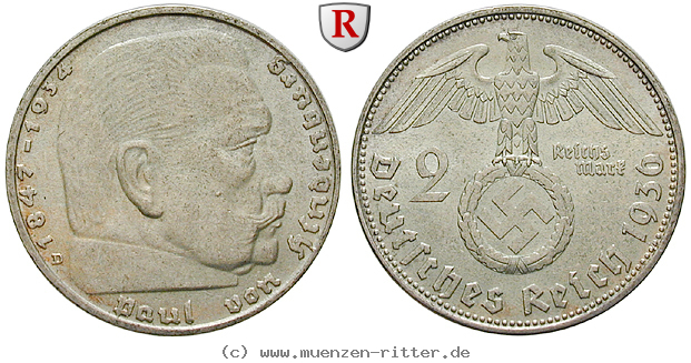 Klicken Sie auf das Bild um es auf Ihrem Rechner zu speichern drittes-reich-2-reichsmark/50707.jpg