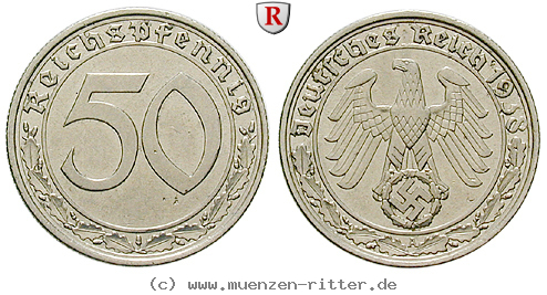 Klicken Sie auf das Bild um es auf Ihrem Rechner zu speichern drittes-reich-50-reichspfennig/60676.jpg