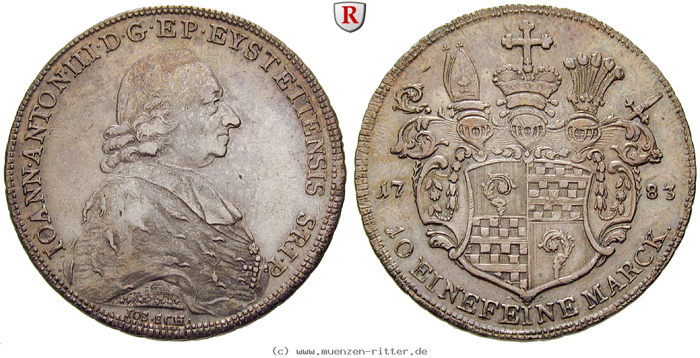 Klicken Sie auf das Bild um es auf Ihrem Rechner zu speichern eichstaett-bistum-johann-anton-iii-von-zehmen-konventionstaler/27580.jpg